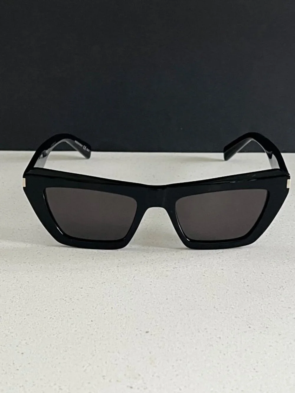 Saint Laurent SL 467 001 Black Dark Grey Lens Cat Eye Women Sunglasses